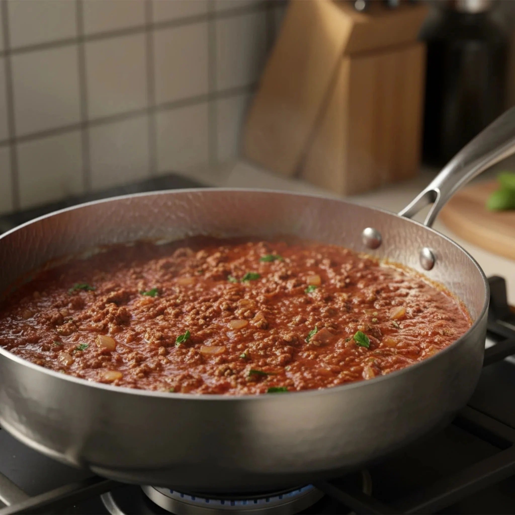 Deep Titanium Cooking Pan