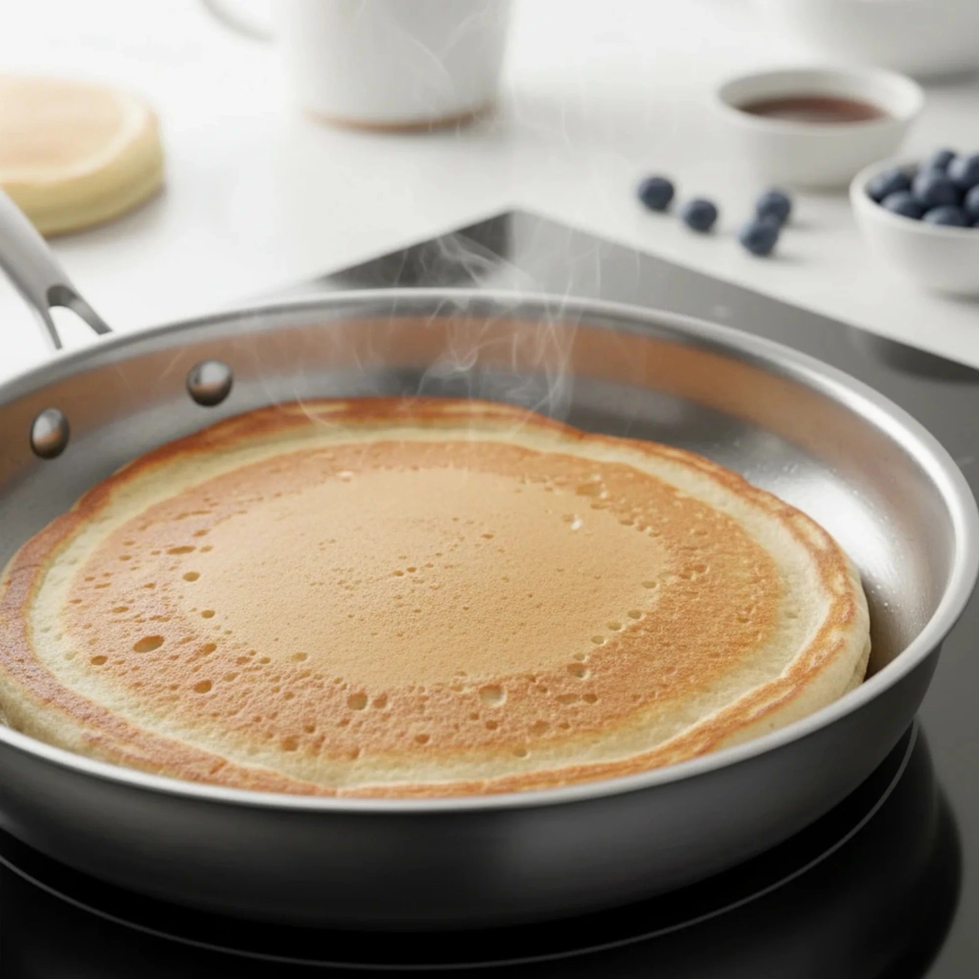 Hammered Titanium Pan Lid